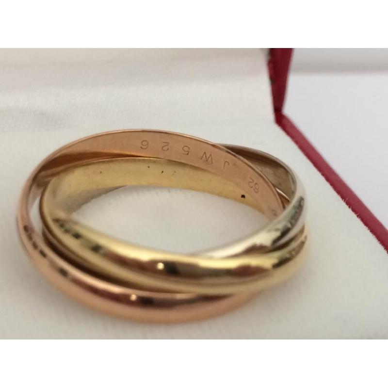 Originele Cartier Trinity Ring 18K Tri Color