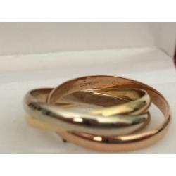 Originele Cartier Trinity Ring 18K Tri Color
