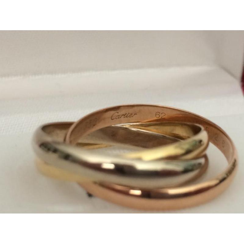 Originele Cartier Trinity Ring 18K Tri Color