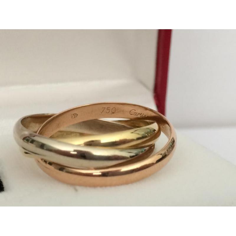 Originele Cartier Trinity Ring 18K Tri Color