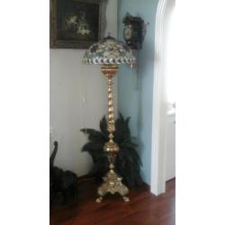 Supper groote bronze staande lamp