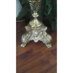 Supper groote bronze staande lamp
