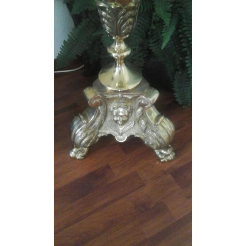Supper groote bronze staande lamp