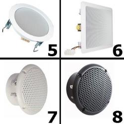 Inbouw luidspreker en plafond speaker ook voor sauna +++