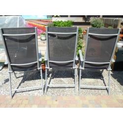 Drie Florabest Standenstoelen