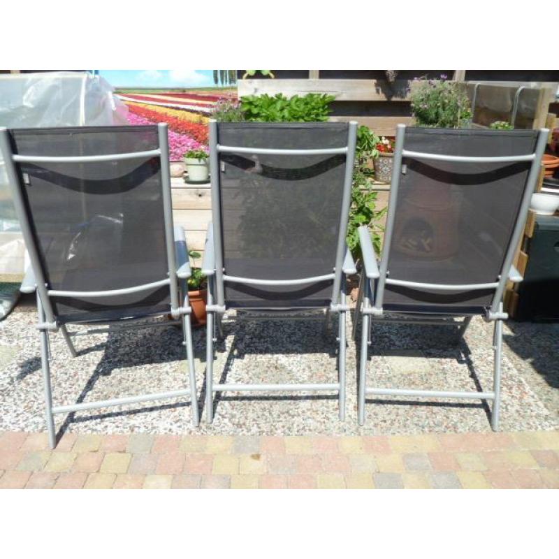 Drie Florabest Standenstoelen