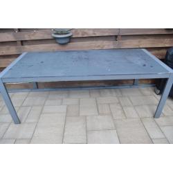 Antraciet tuintafel groot