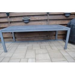 Antraciet tuintafel groot