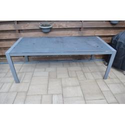 Antraciet tuintafel groot