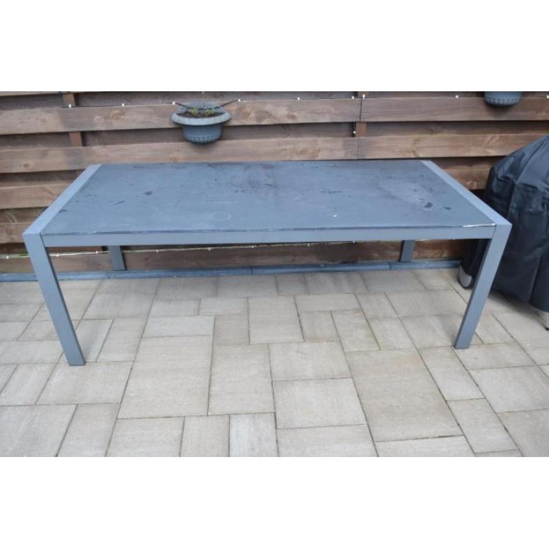 Antraciet tuintafel groot