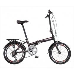 Umit Vouwfiets 20 Inch 30 cm Unisex 6V V Brake Zwart