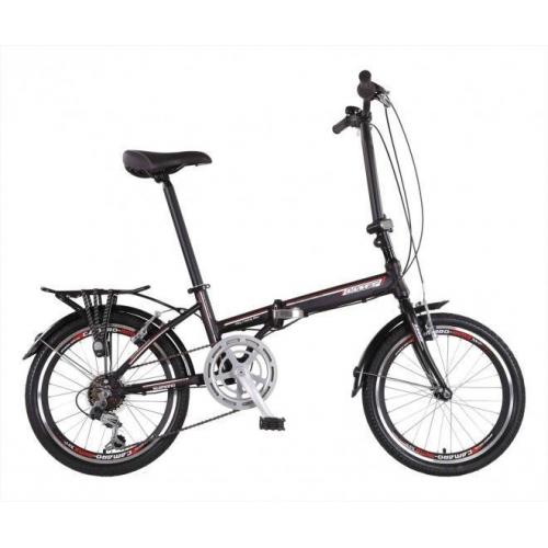 Umit Vouwfiets 20 Inch 30 cm Unisex 6V V Brake Zwart