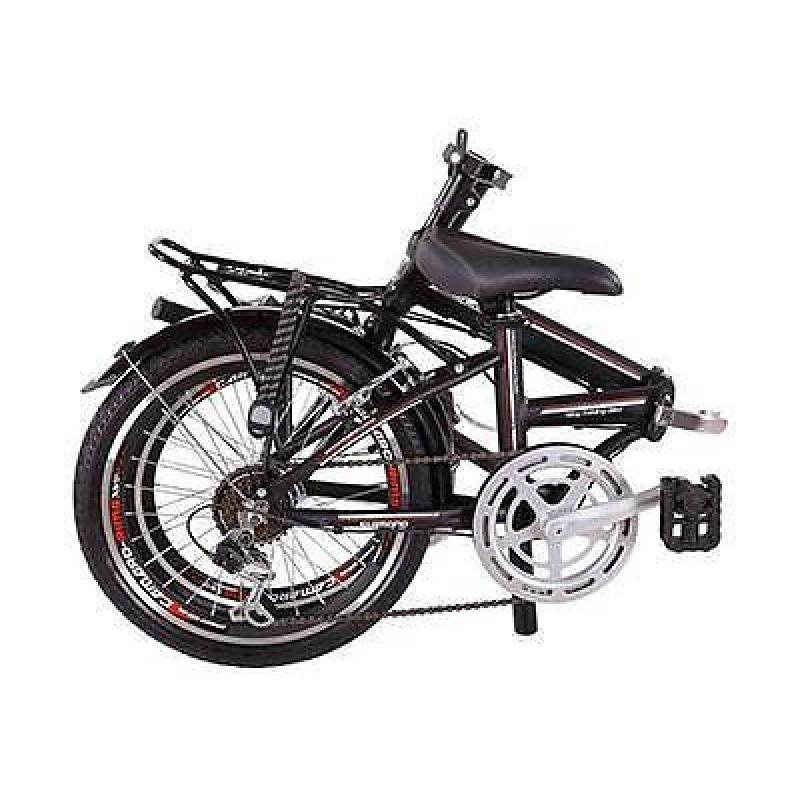 Umit Vouwfiets 20 Inch 30 cm Unisex 6V V Brake Zwart