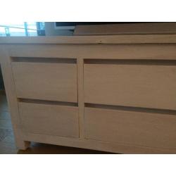 Wit houten Dressoir /TV meubel