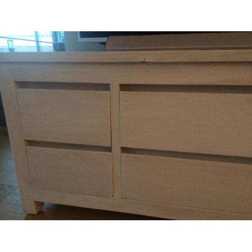 Wit houten Dressoir /TV meubel