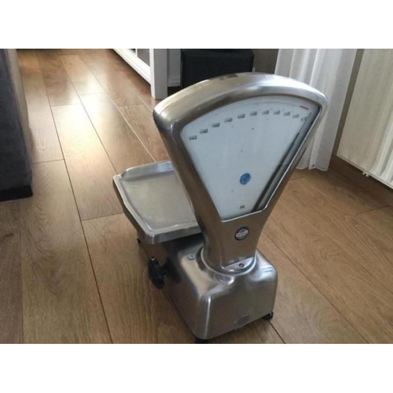 Mooie Vintage weegschaal Regelbaar in 10 standen