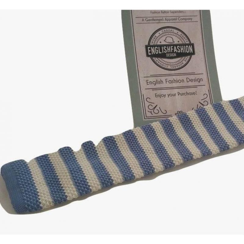 Gehaakte Stropdas Licht Blauw > slechts €11.99 - Herenkled..