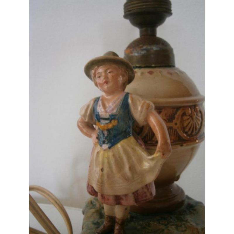 Antiek oud Duitse lampen voet .