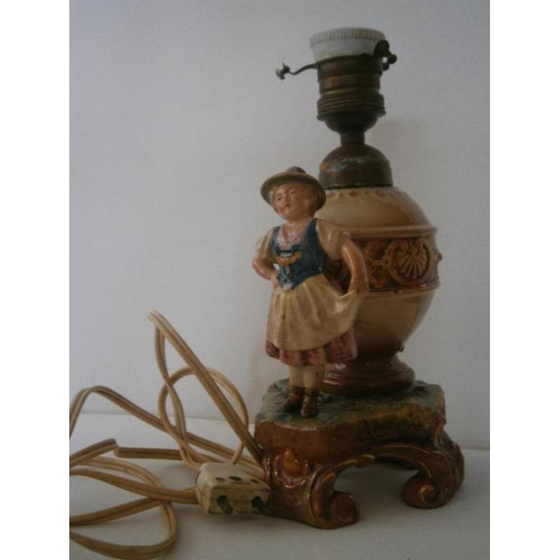 Antiek oud Duitse lampen voet .