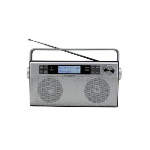Draagbare DAB+ FM radio met voorkeuze zenders met LCD scherm