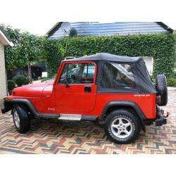 Jeep Wrangler 2.5 I Hardtop 4WD U9 1993 Rood
