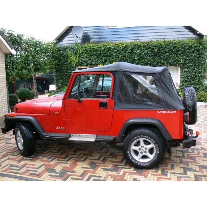 Jeep Wrangler 2.5 I Hardtop 4WD U9 1993 Rood