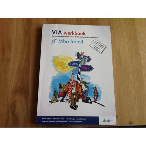 Via werkboek Nederlands