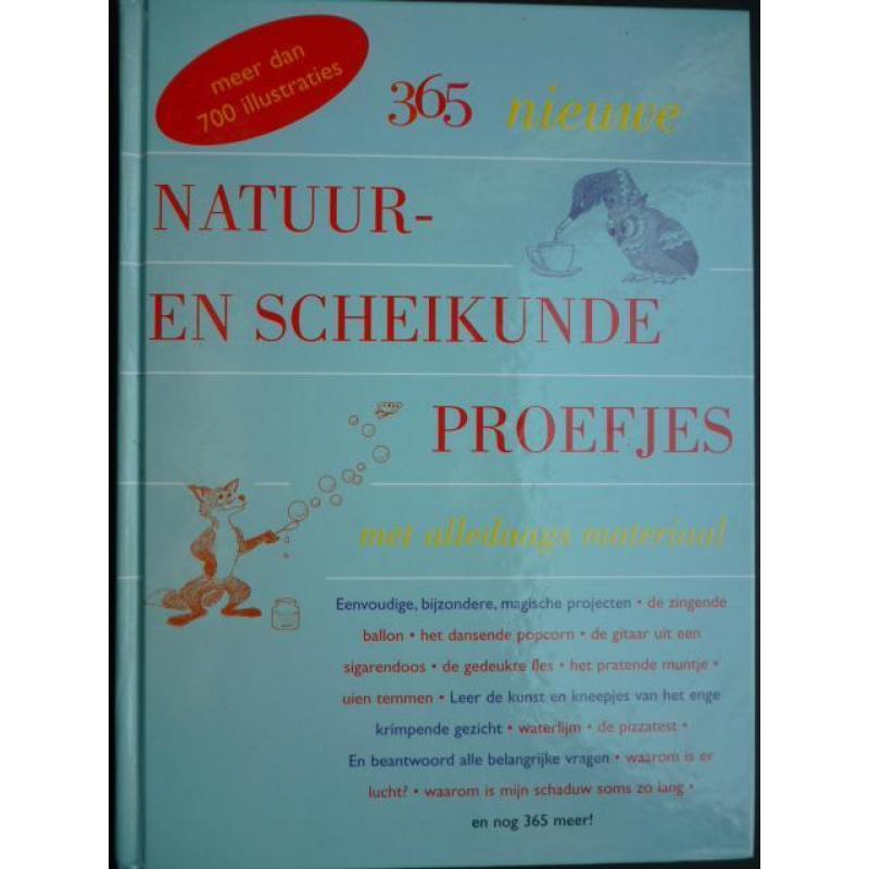 365 Nieuwe NATUUR- en SCHEIKUNDE PROEFJES - 8005