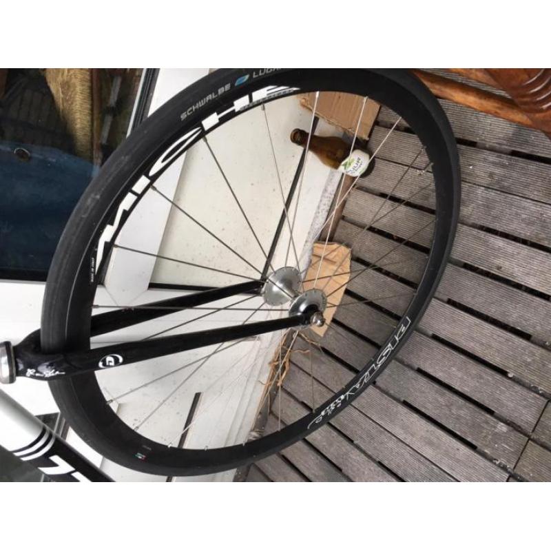 Duell Fixed Gear baanfiets Miche Primato Campagnolo record