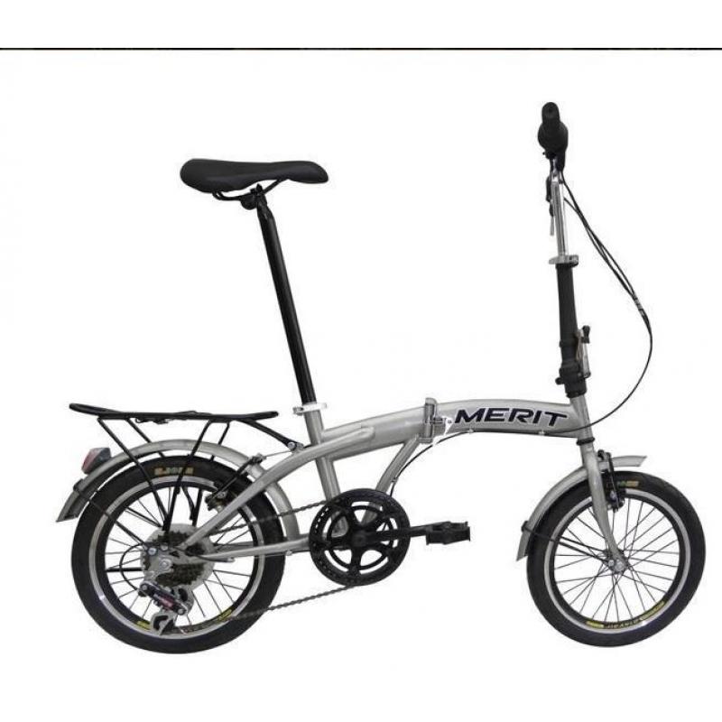 Merit 16 -20 inch met 6 shimano versnellingen ACTIE 150 euro