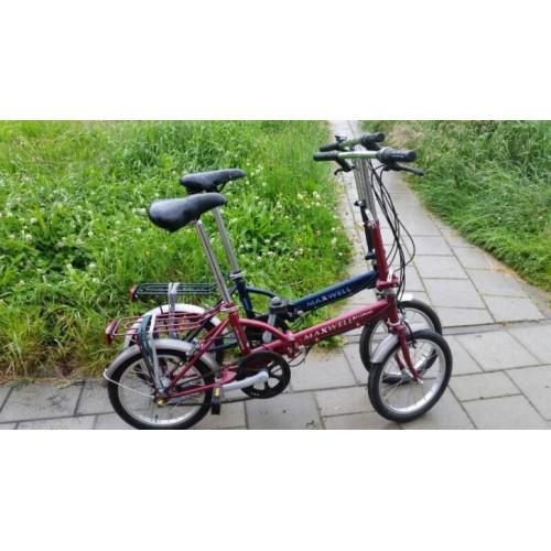2 Handige vouwfietsen met 3 versnellingen.