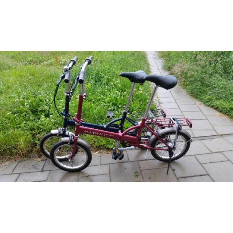 2 Handige vouwfietsen met 3 versnellingen.