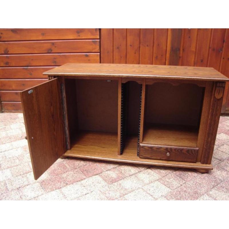 erg mooi t.v. donkereiken t.v. meubel