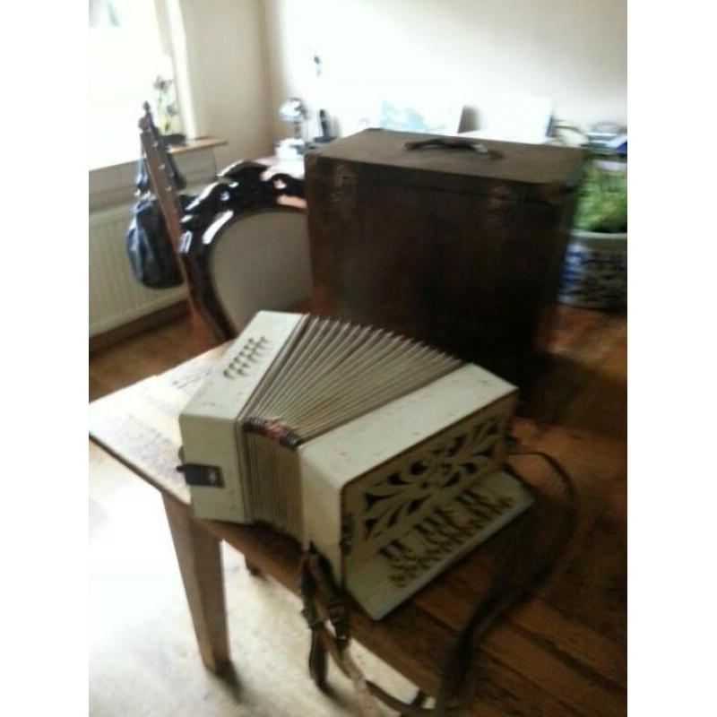 accordeon in kist