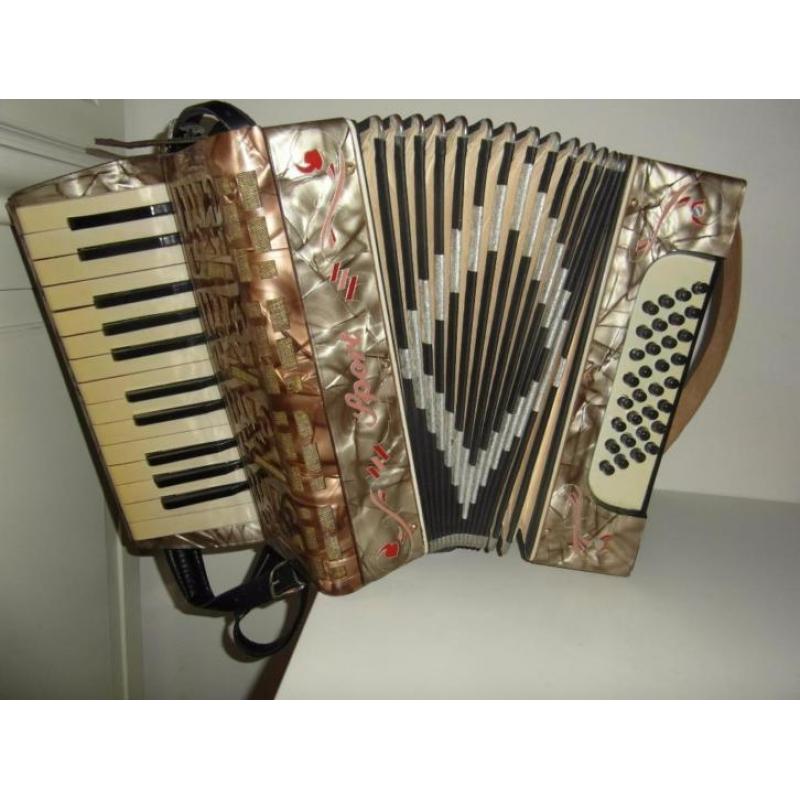 Zelfspelende mp3 Accordeon incl. lader en koffer
