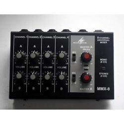 Monacor MMX-8 8-kanaals mini mengpaneel