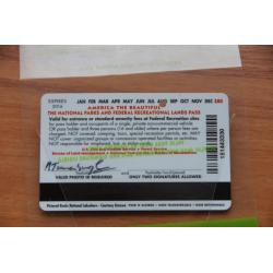 Annual pass / nationale parken pas USA