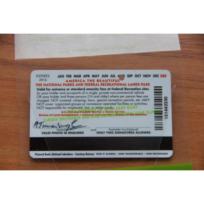 Annual pass / nationale parken pas USA