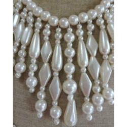 parel collier - oud en stijlvol - brocantgoed -