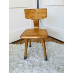 Vintage peuterstoeltje Van Dijk stoeltje kinderstoeltje