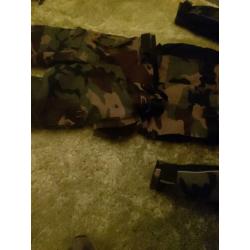 Compleet motorpak broek en jas met val bescherming