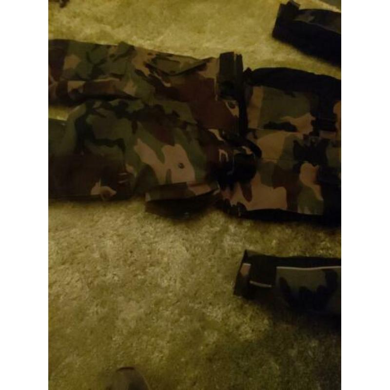 Compleet motorpak broek en jas met val bescherming