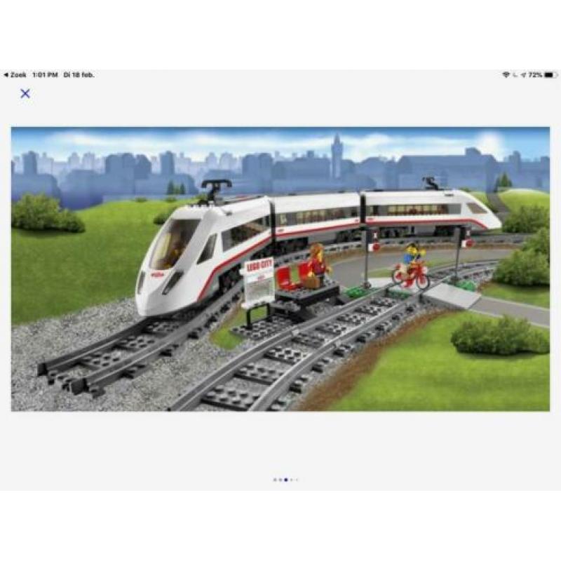 Lego sneltreinen op aanvraag compleet