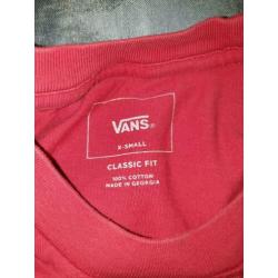 Vans t-shirt maat XS
