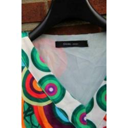Jurk gekleurd Display mt M