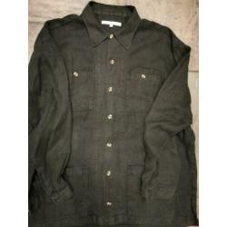 , zwarte blouse van het merk Haupt maat XL