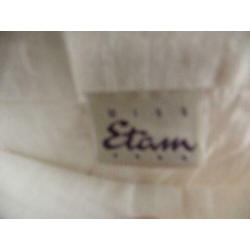 Wit katoen linnen viscose zomer rok MISS ETAM 38 M prima