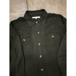 , zwarte blouse van het merk Haupt maat XL