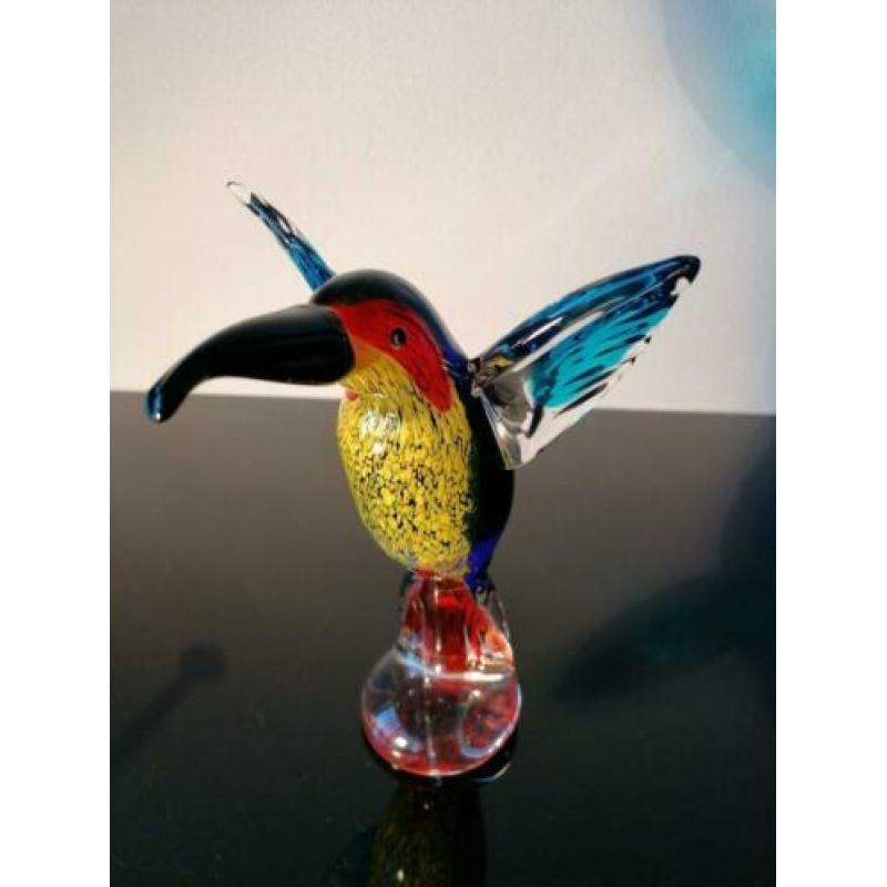 Italie Murano Vogel Kolibrie diverse kleuren