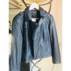 Selected Femme leren jasje, maat 40